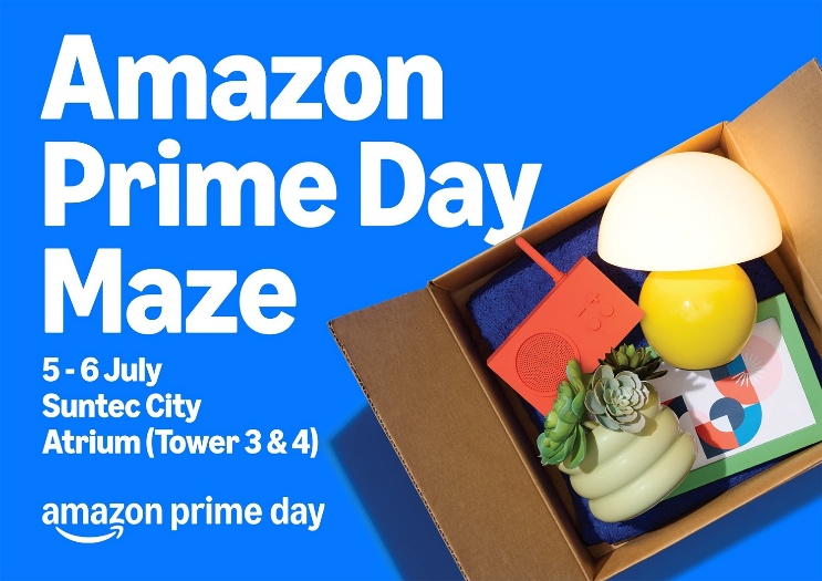 Amazon Singapore Brings Prime Day to Life with Interactive Maze at Suntec City, 5–6 July - Alvinology