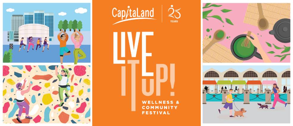 CapitaLand Celebrates 25 Years with 25-Day ‘Live It Up! 2025’ Wellness Festival Featuring Over 90 Activities - Alvinology
