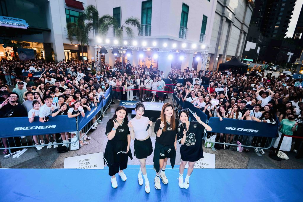 Skechers Reopens Revamped Bugis Flagship with K-pop Star MINNIE from I-DLE - Alvinology
