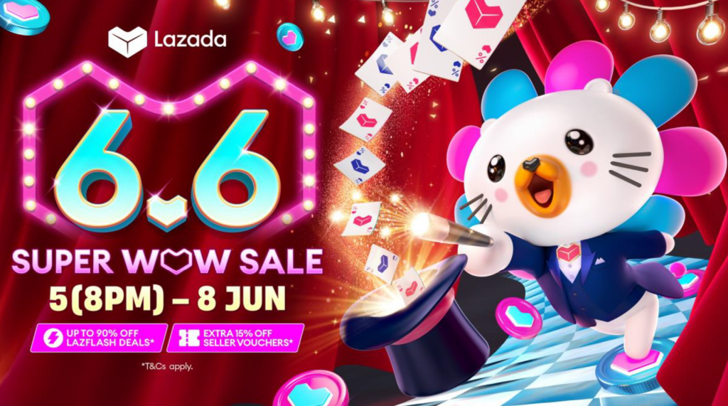 Lazada 6.6 Super Wow Sale Returns with Unbeatable Deals, AI Shopping & Big Prizes - Alvinology