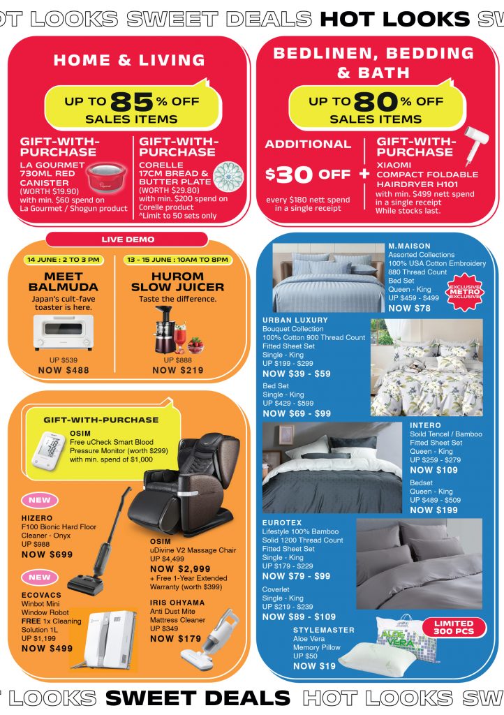 Everything Must Go! Metro’s Suntec Mega Sale Returns with Massive Deals and Exclusive Weekend Offers - Alvinology