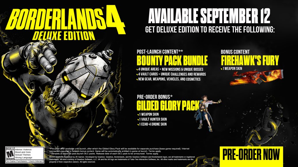Borderlands 4 Set for September 2025 Launch — Pre-Orders Now Live with New Vault Hunters and Massive Post-Launch Plans - Alvinology