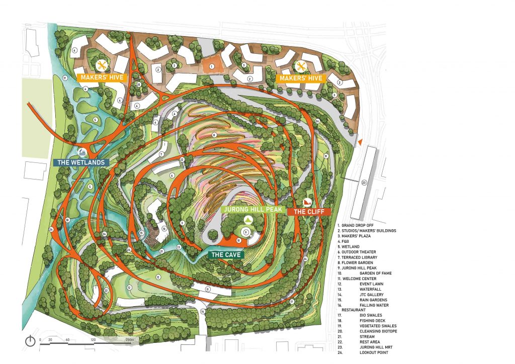 Winning Visions Reimagine Former Jurong Bird Park and Jurong Hill into a Bold New Playground for Work and Play - Alvinology