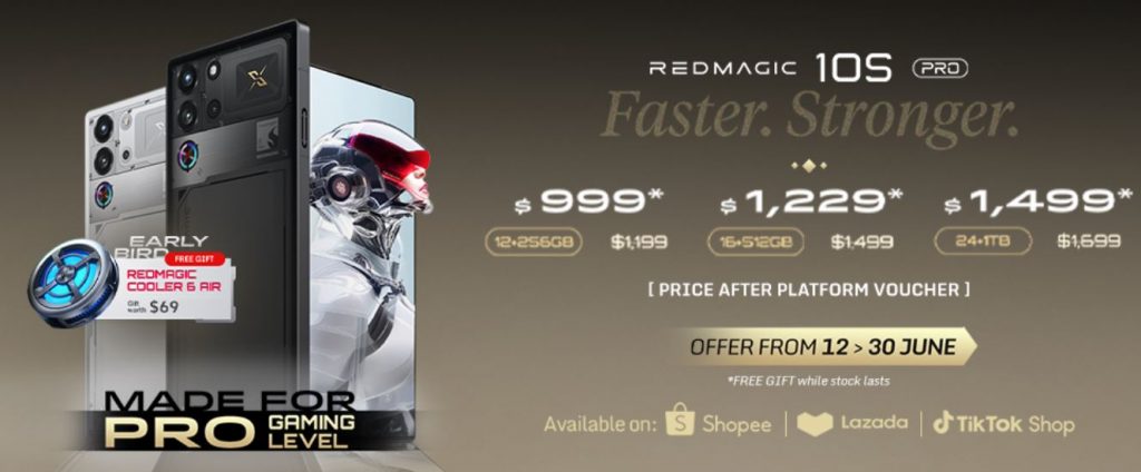 REDMAGIC 10S Pro Launches in Singapore with Snapdragon 8 Elite Chip, Starts at SGD999 - Alvinology
