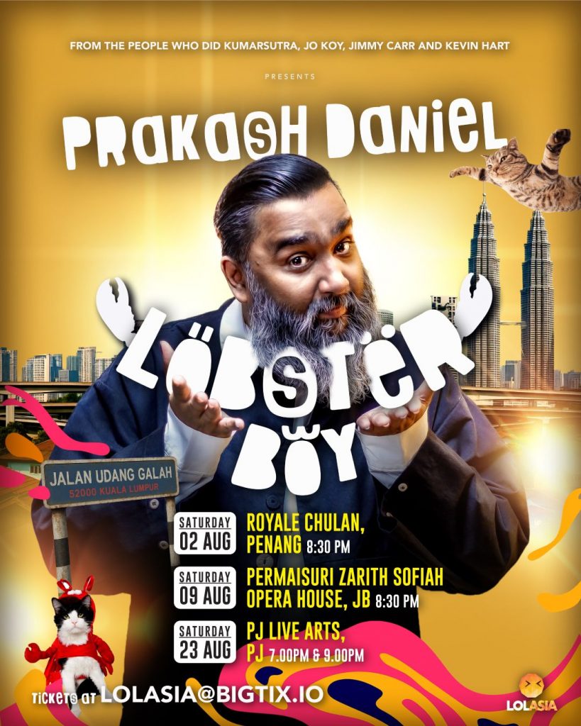 Prakash Daniel Brings Hit Comedy Show ‘Lobster Boy’ Home After Sold-Out Australia Tour - Alvinology