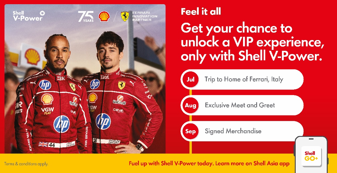 Race Into Rewards: Shell V-Power Fuels Ultimate Ferrari Fan Experiences for SG60 - Alvinology