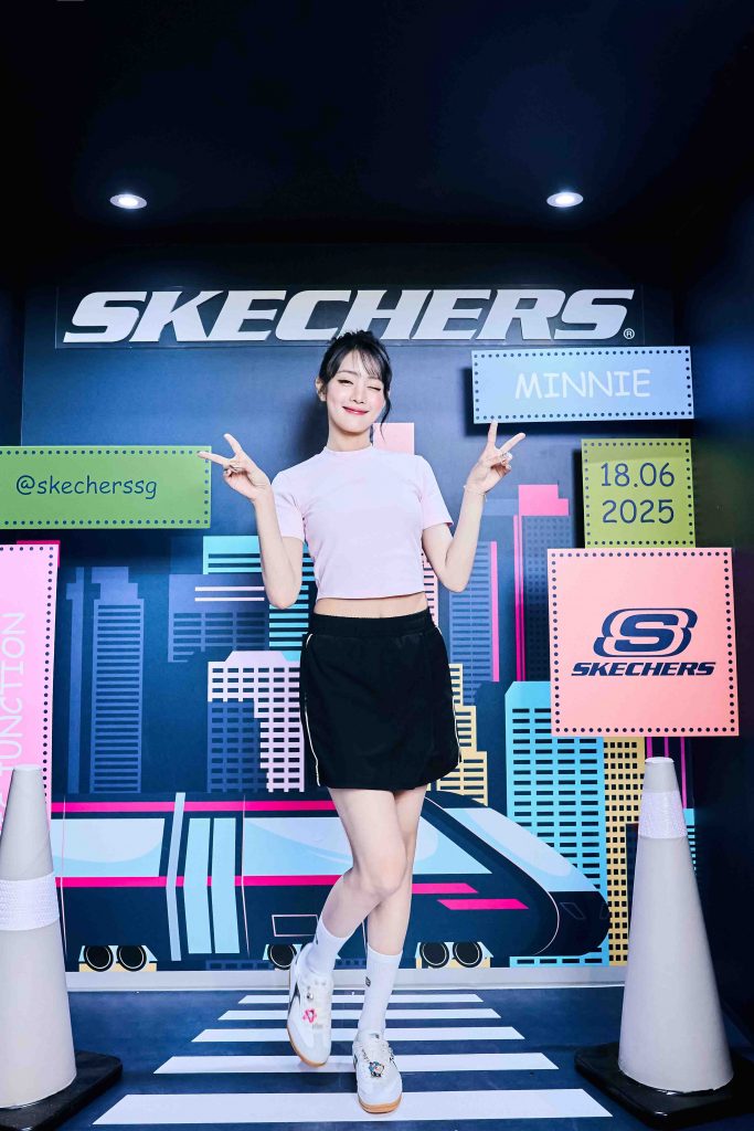 Skechers Reopens Revamped Bugis Flagship with K-pop Star MINNIE from I-DLE - Alvinology