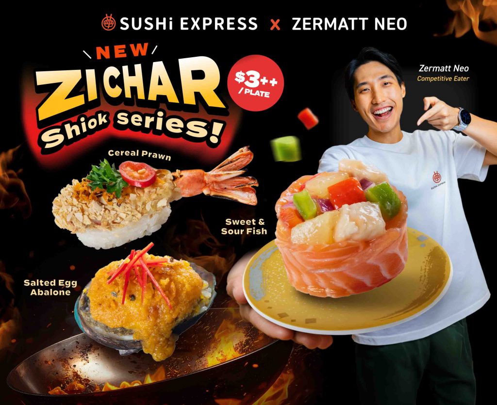 Sushi Express Unveils Zi Char Shiok Sushi Series with Zermatt Neo for National Day - Alvinology