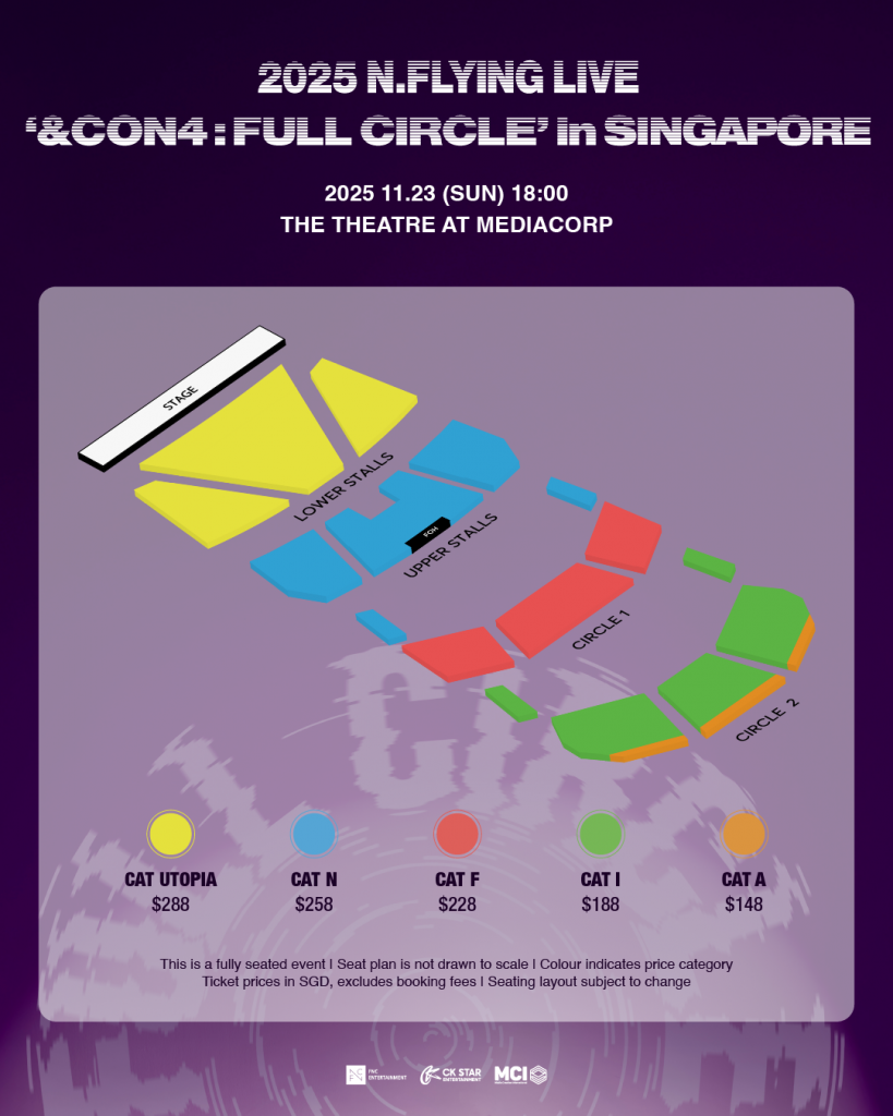 N.Flying to Make Explosive Singapore Debut with ‘&CON4 : FULL CIRCLE’ World Tour - Alvinology