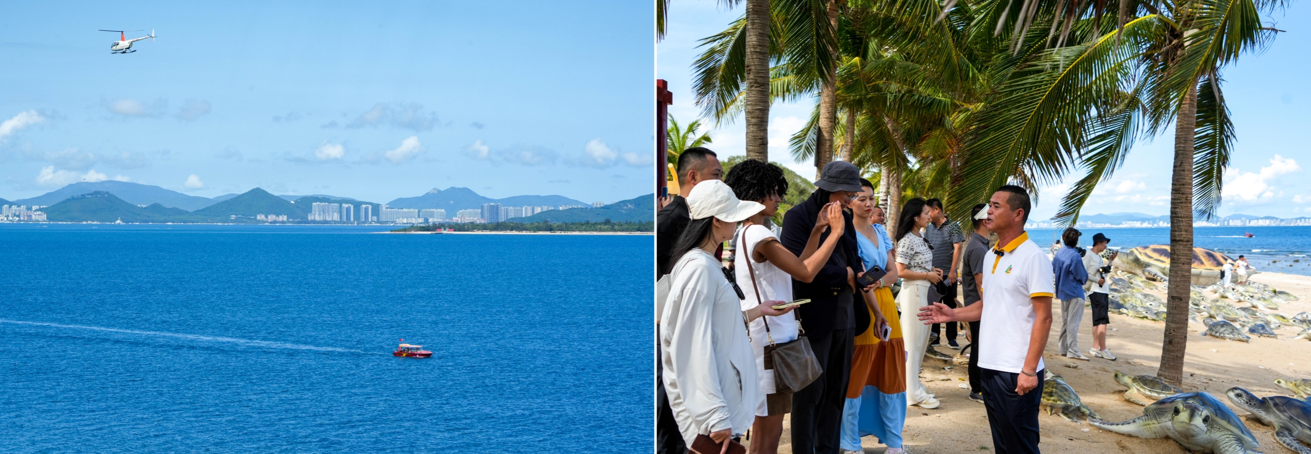 Int’l media charmed by "China tour" amid cool summer in Hainan The international media team immersed itself in the colorful experience that the "cool island" of Hainan offered in summer. (Photo credit: Jing Chen)