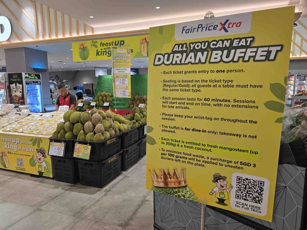 FairPrice Xtra’s All-You-Can-Eat Durian Buffet Returns for 2025 - Alvinology