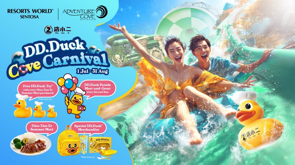 Dian Xiao Er Splashes into SG60 with Singapore’s First-Ever Water Theme Park Duck Race at Adventure Cove Dian Xiao Er Splashes into SG60 with Singapore’s First-Ever Water Theme Park Duck Race at Adventure Cove - Alvinology