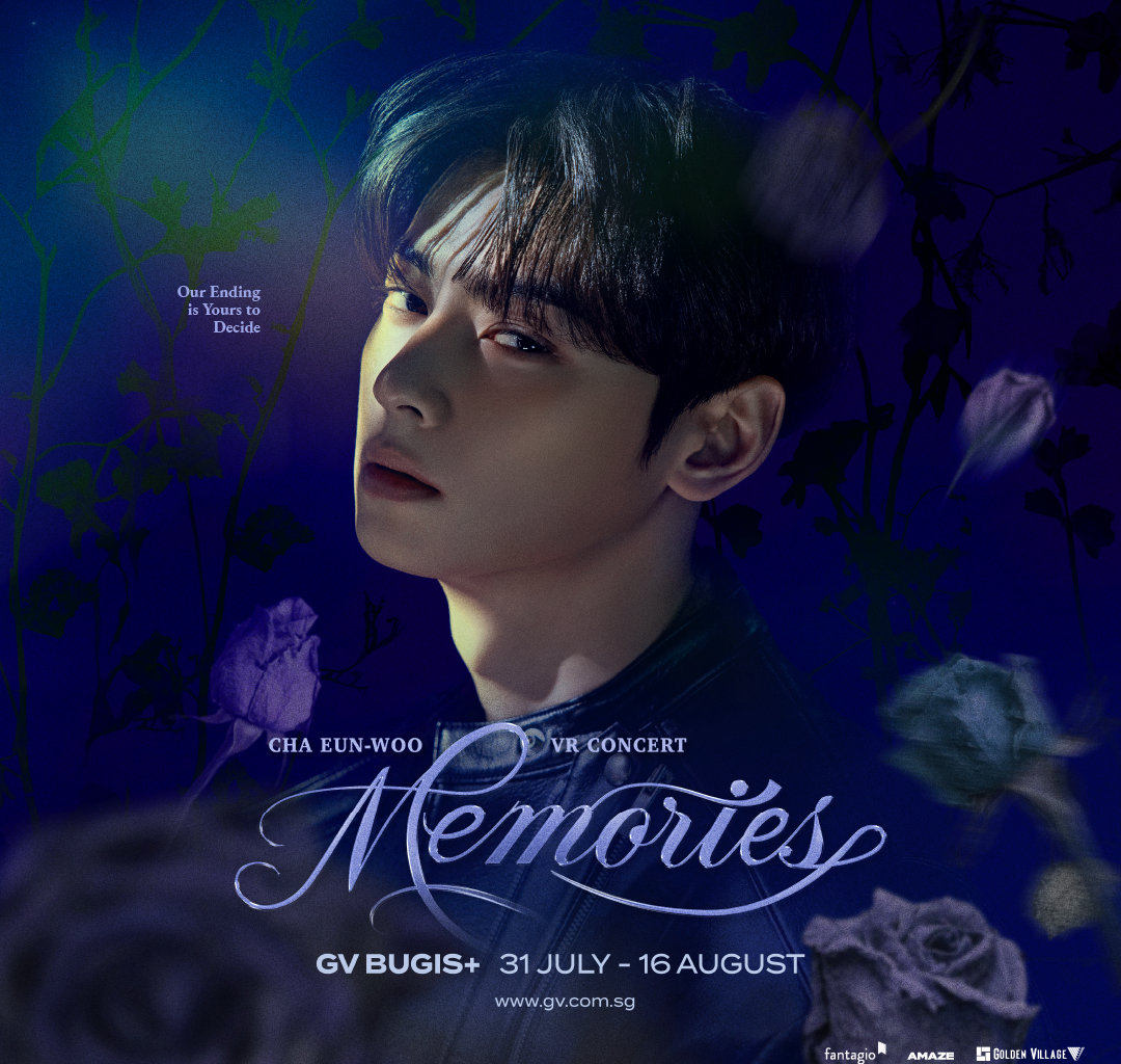 Step Into CHA EUN-WOO’s World: First-Ever VR Concert “MEMORIES” Premieres 31 July at GV Bugis+ - Alvinology