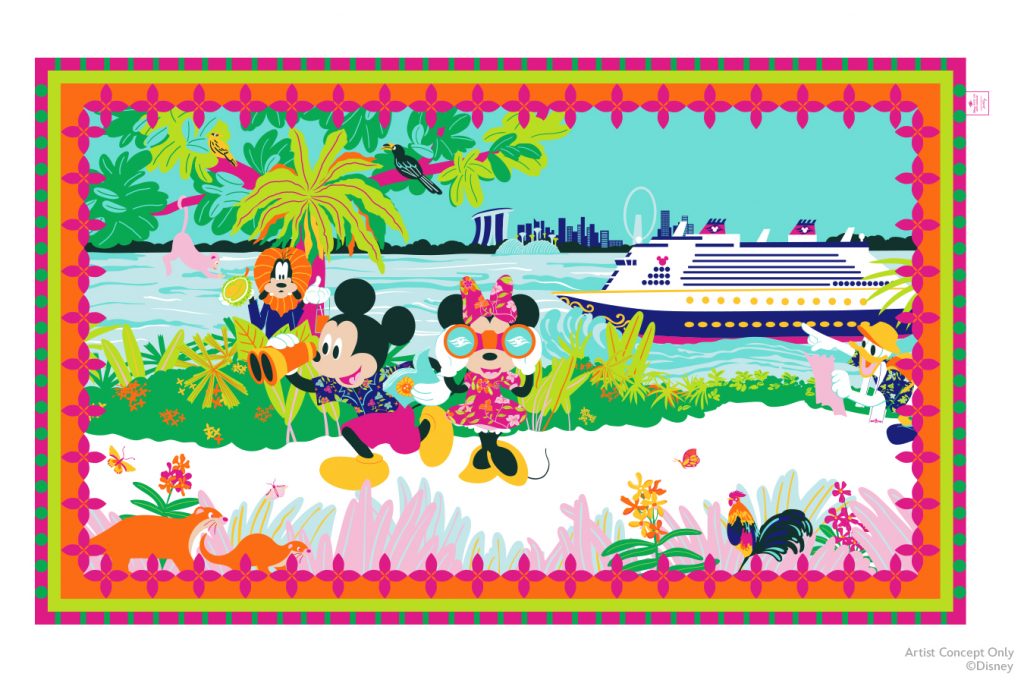 Disney Cruise Line Sets Sail with Singaporean Artist Danielle Tay for Exclusive Local Artist Series - Alvinology