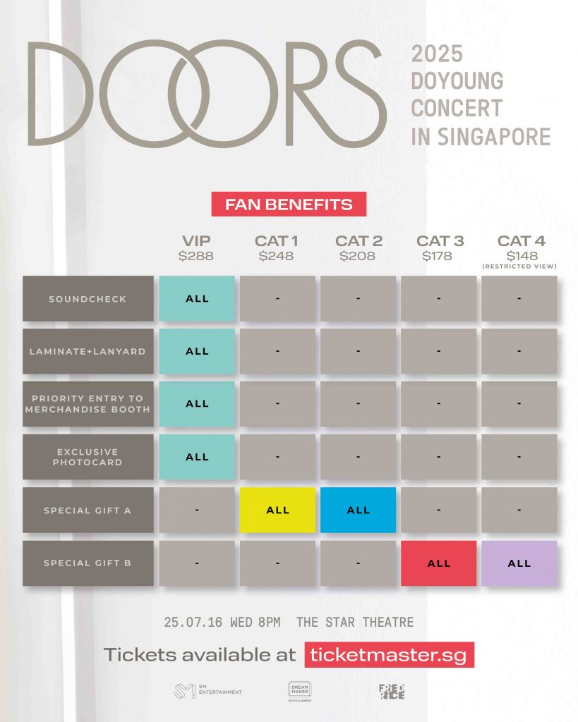 DOYOUNG to Stage First Solo Concert in Singapore This July with 2025 Asia Tour “DOORS” DOYOUNG to Stage First Solo Concert in Singapore This July with 2025 Asia Tour “DOORS” - Alvinology