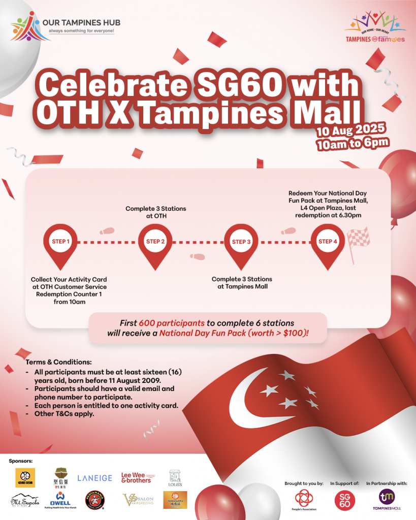 CapitaLand Malls Go All Out for SG60 with Fireworks, Art, Pop-Ups and Exciting Rewards - Alvinology