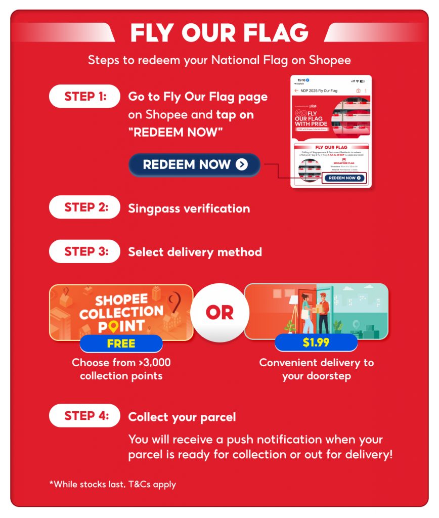Shopee Extends Free Flag Redemptions and Joins NDP Marching Contingent for SG60 Shopee Extends Free Flag Redemptions and Joins NDP Marching Contingent for SG60 - Alvinology