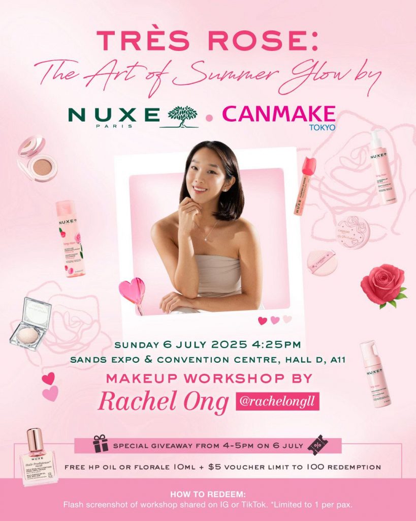 Get Juicy: NUXE Launches Very Rose Plumping Lip Serum and Rosy Pop-Up Experiences in Singapore - Alvinology