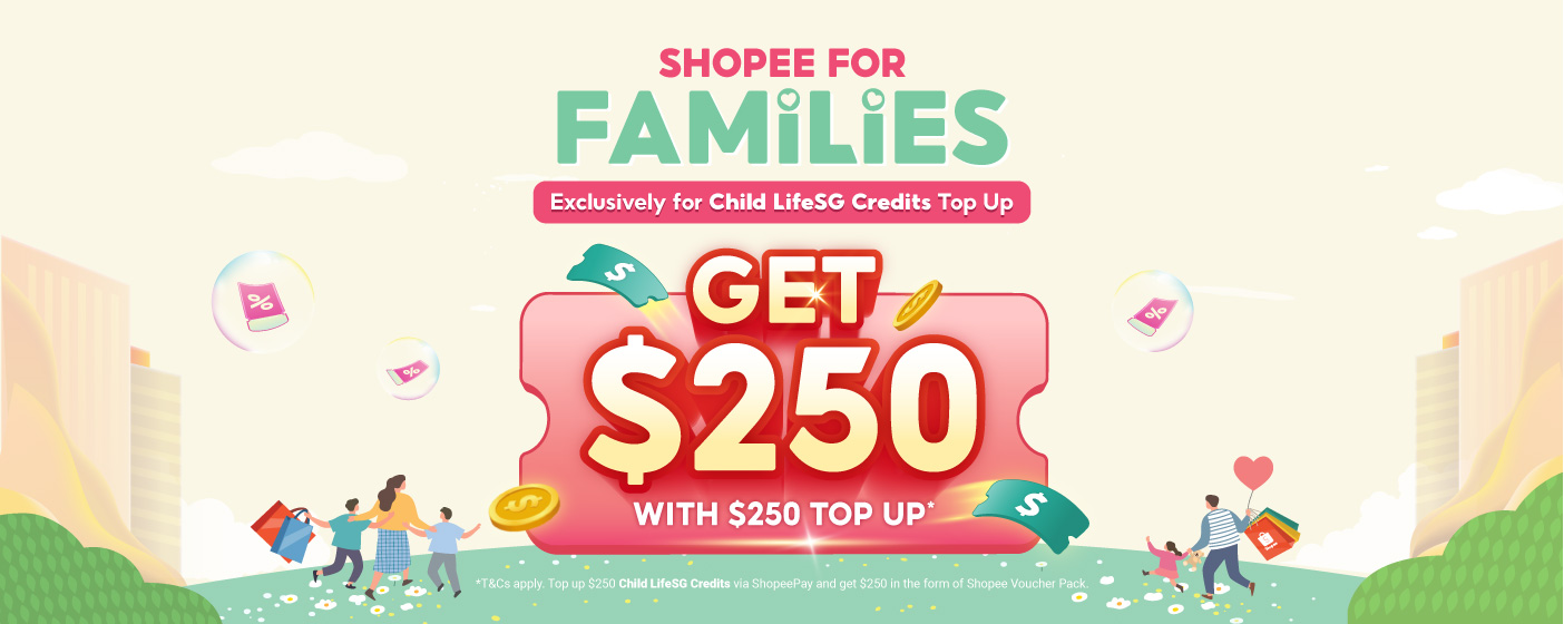 Unlock $250 in Bonus Vouchers and Exclusive Perks with Shopee’s Child LifeSG Top-Up Campaign - Alvinology