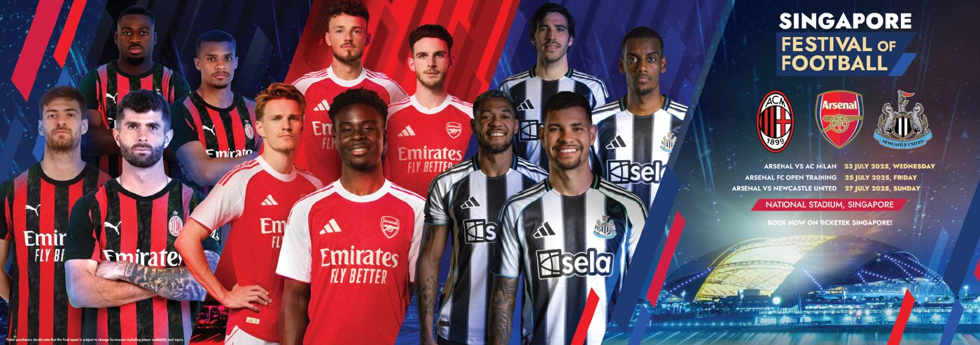 Europe’s Elite Clubs Descend on Singapore for the Return of the Singapore Festival of Football 2025 - Alvinology