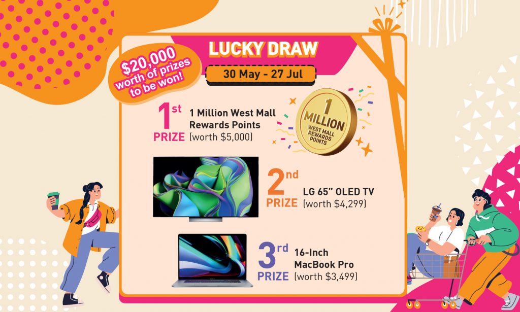 Big Rewards Await This July at West Mall: Up to 50% OFF eDeals, $20,000 Lucky Draw, and Fresh Dining at Eat@W - Alvinology
