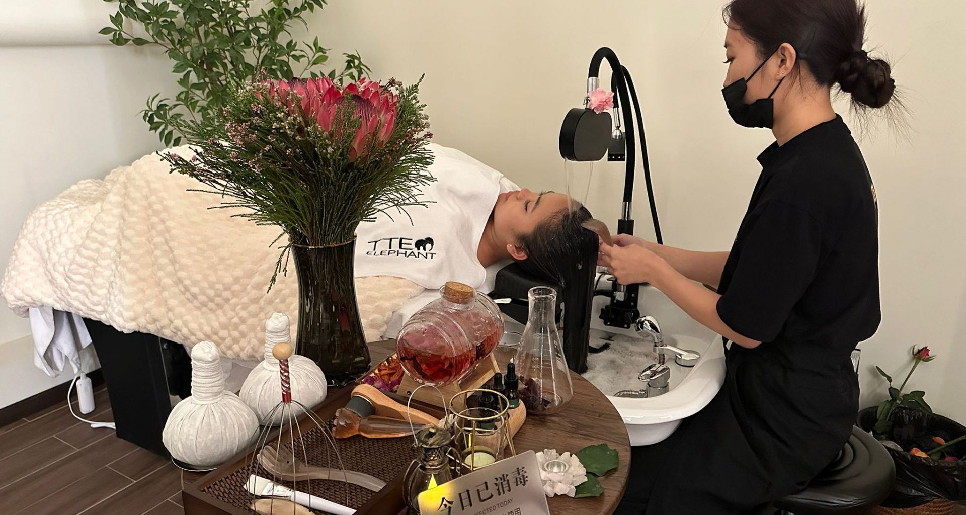 TTE Elephant Brings Singapore’s First Authentic Flower Head Spa to Marina Bay Link Mall - Alvinology