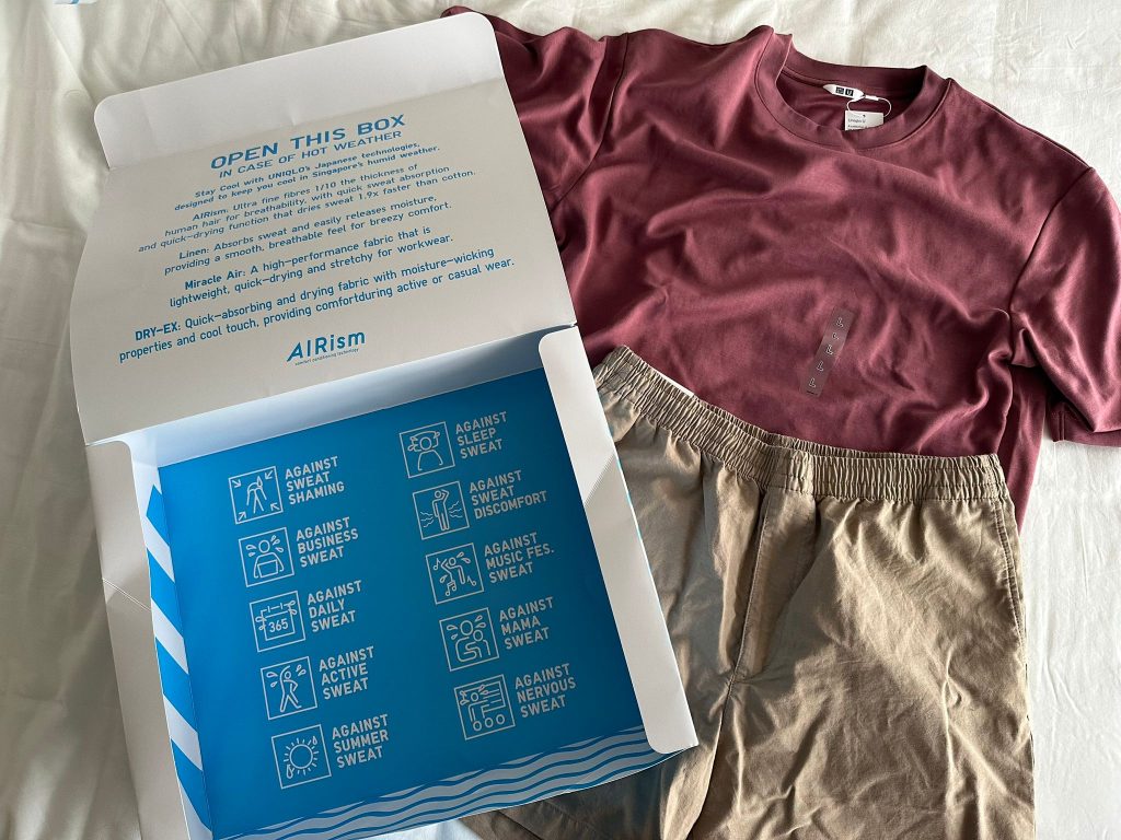 The ‘National Tee’ of Singapore? How UNIQLO's AIRism is Helping Urbanites Beat the Heat and Sweat - Alvinology