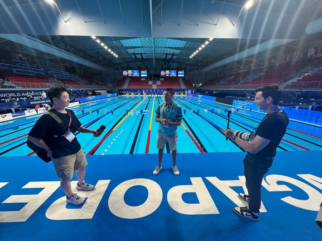Behind the Scenes with Sony at the World Aquatics Championships 2025 - Alvinology
