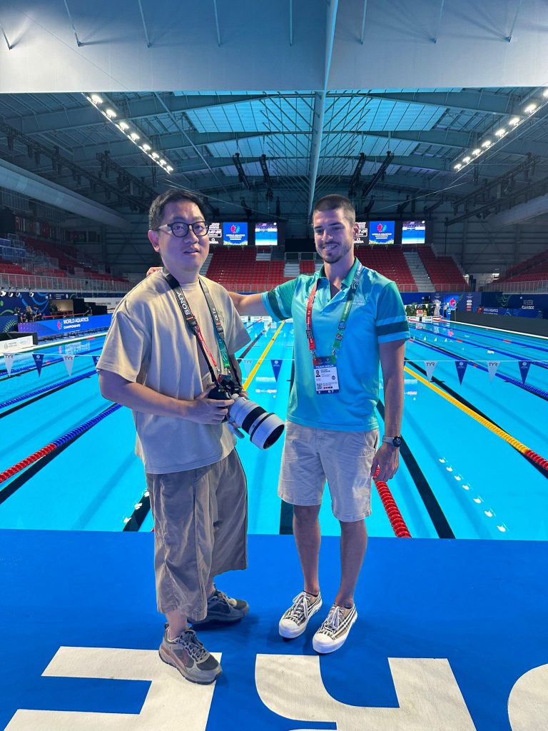 Behind the Scenes with Sony at the World Aquatics Championships 2025 - Alvinology