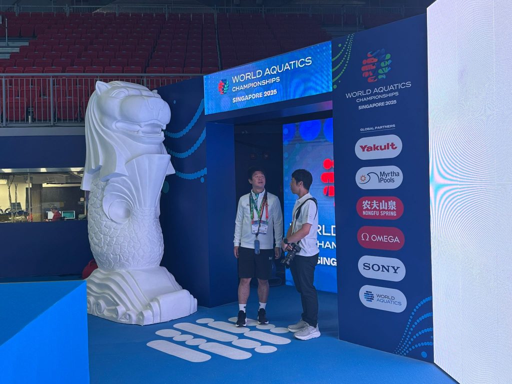 Behind the Scenes with Sony at the World Aquatics Championships 2025 - Alvinology