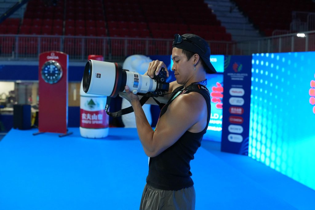 Behind the Scenes with Sony at the World Aquatics Championships 2025 - Alvinology