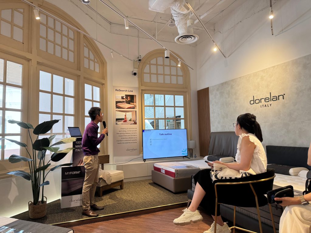 Italian Luxury for your Sleep? Italian Sleep Brand Dorelan Opens showroom at Raffles Hotel Arcade - Alvinology