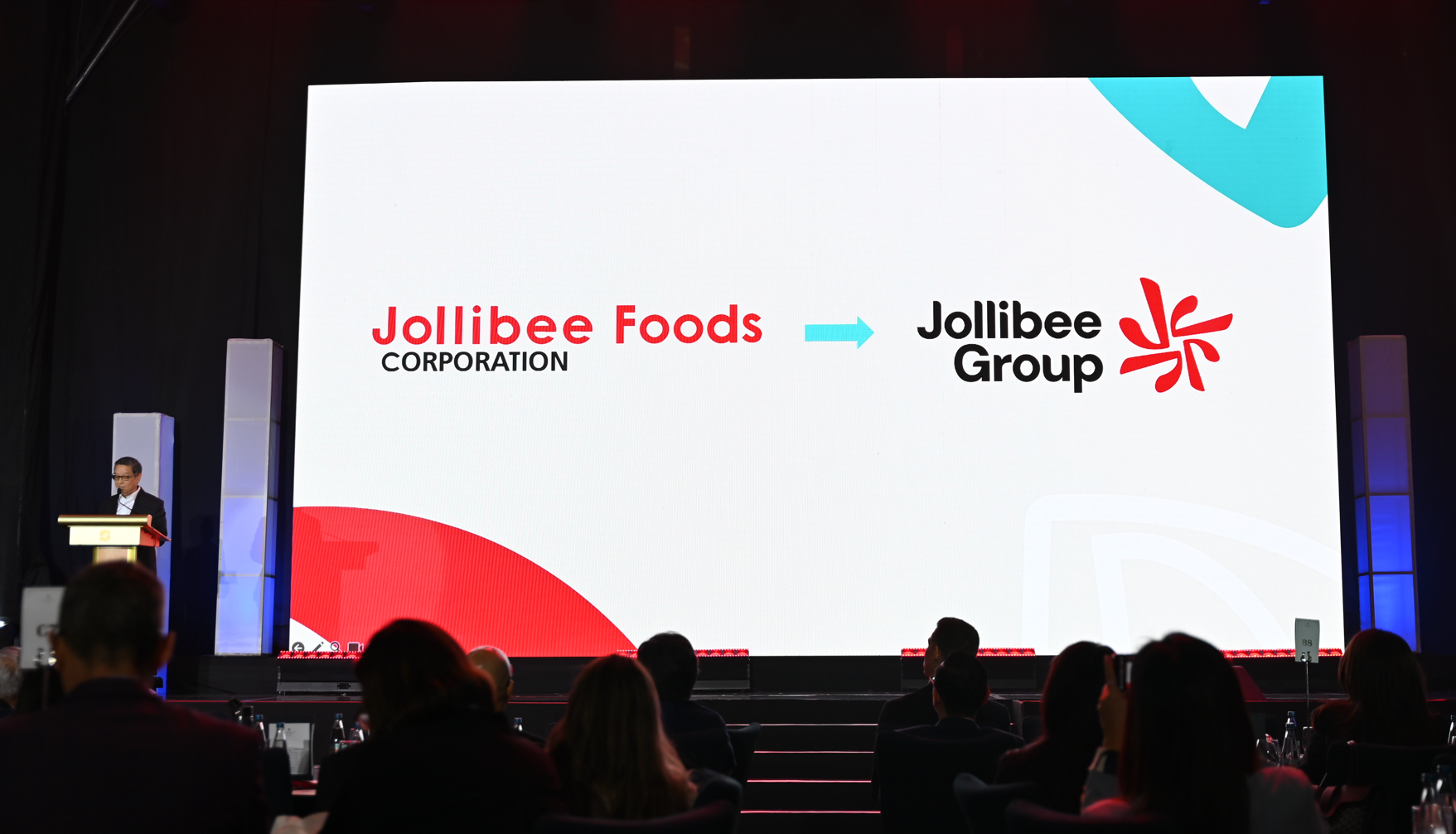 Jollibee Group Evolves its Corporate Brand to Help Power Global Growth Corporate Brand Evolution. Fresh from introducing the new corporate brand to employees worldwide, Jollibee Group Global President & CEO Ernesto Tanmantiong (left, standing) brought the story behind the evolution to life for more than 270 global and local suppliers—highlighting how the brand reflects the company’s bold ambitions and purpose-driven growth.