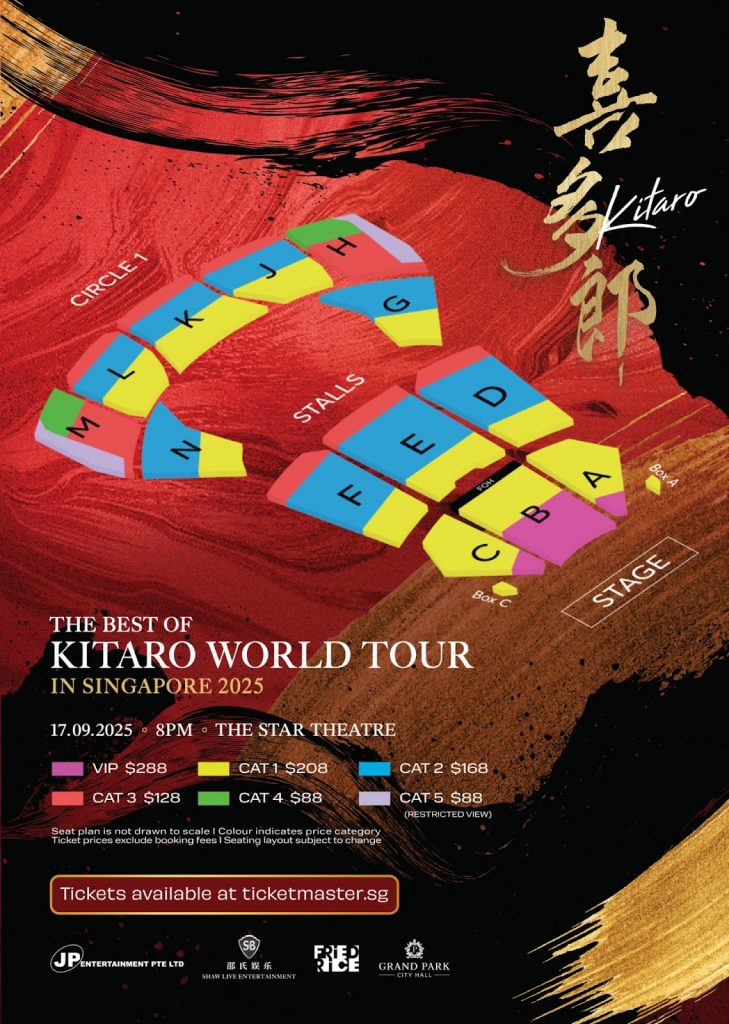 Legendary Japanese Musician Kitaro Returns to Singapore for One-Night-Only Concert This September - Alvinology