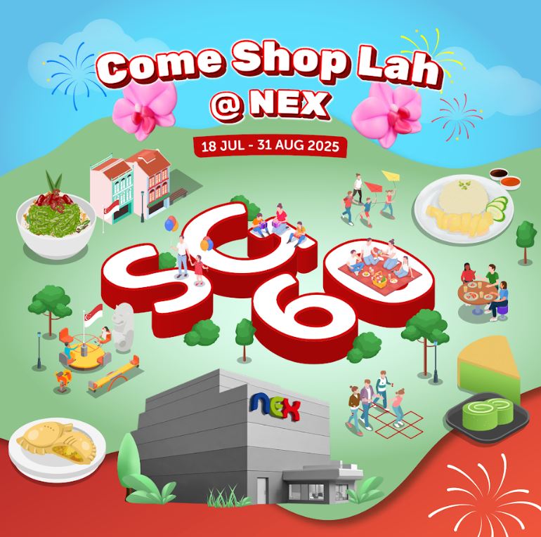 Celebrate SG60 at NEX with Local Snack Plushies, Art Jamming, and Shiok Rewards - Alvinology