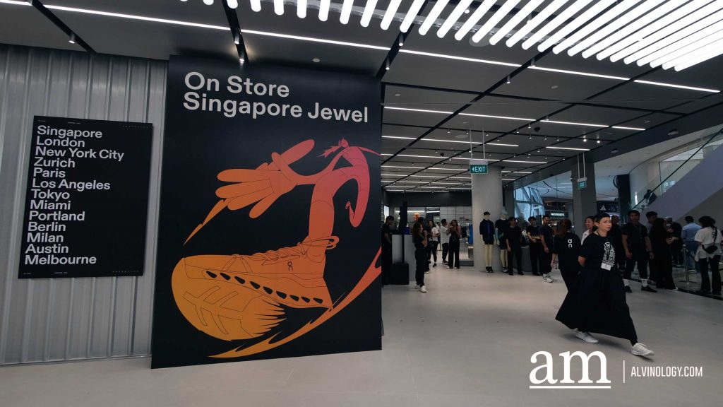 Swiss Sportswear Brand On Opens First Flagship Store in Singapore at Jewel Changi Airport - Alvinology