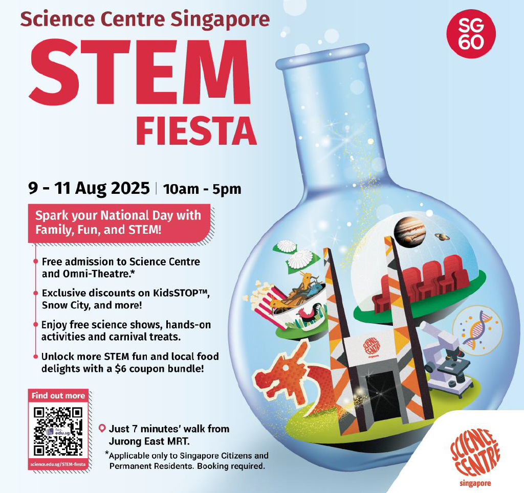 Celebrate SG60 with Science Centre Singapore’s Three-Day STEM Fiesta of Fun and Discovery - Alvinology