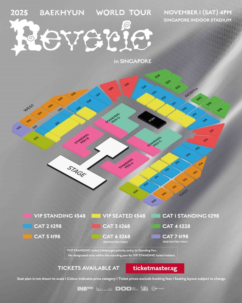 BAEKHYUN’s First Solo World Tour to Conclude in Singapore this November BAEKHYUN’s First Solo World Tour to Conclude in Singapore this November - Alvinology