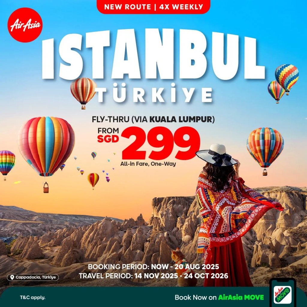 AirAsia X Takes Off to Istanbul, Connecting Singaporeans to Europe via Kuala Lumpur - Alvinology