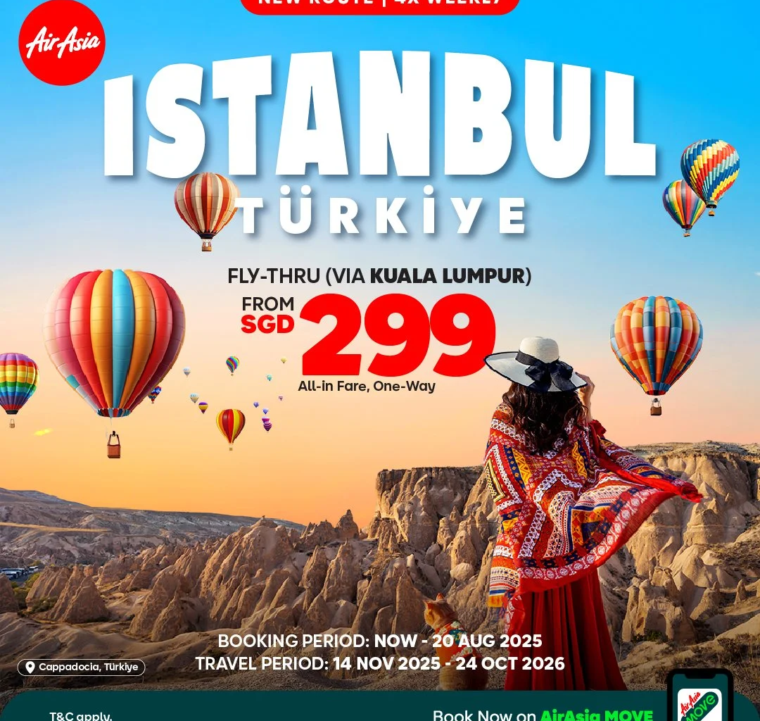 AirAsia X Takes Off to Istanbul, Connecting Singaporeans to Europe via Kuala Lumpur - Alvinology