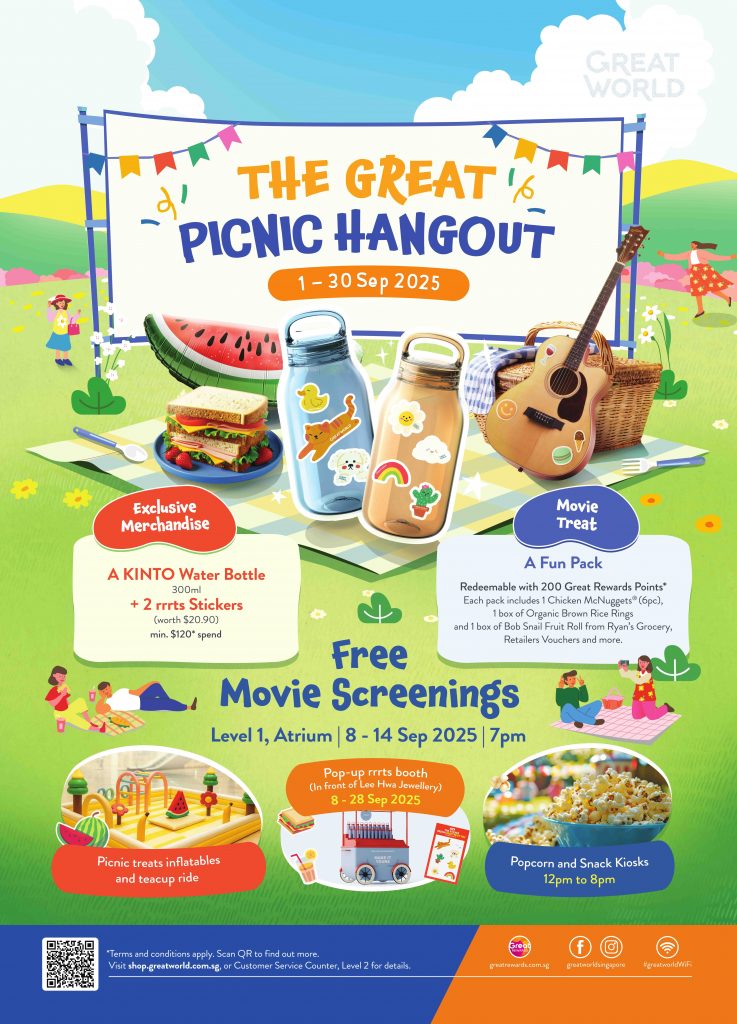 The Great Picnic Hangout Returns to Great World This September With Giant Inflatables, Teacup Rides, Movies & More - Alvinology