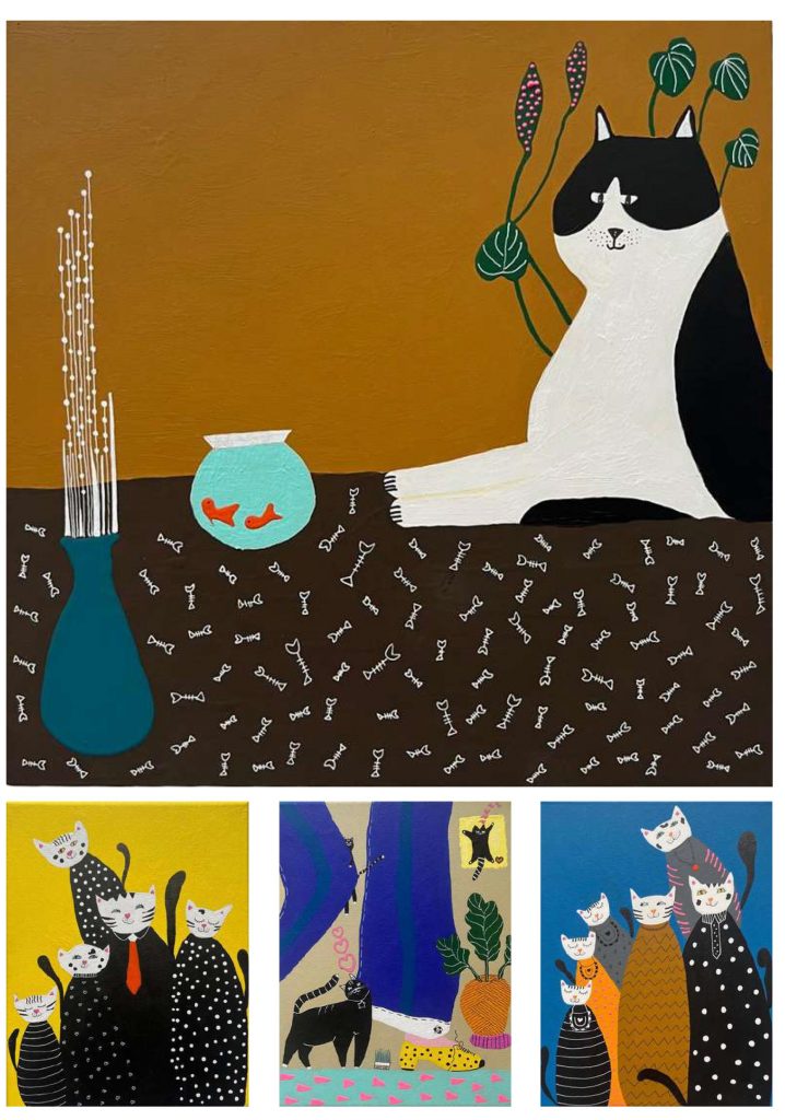 Celebrate International Cat Day with ‘CAT NATION’ – 60 Feline-Inspired Artworks Supporting Cat Welfare Society - Alvinology