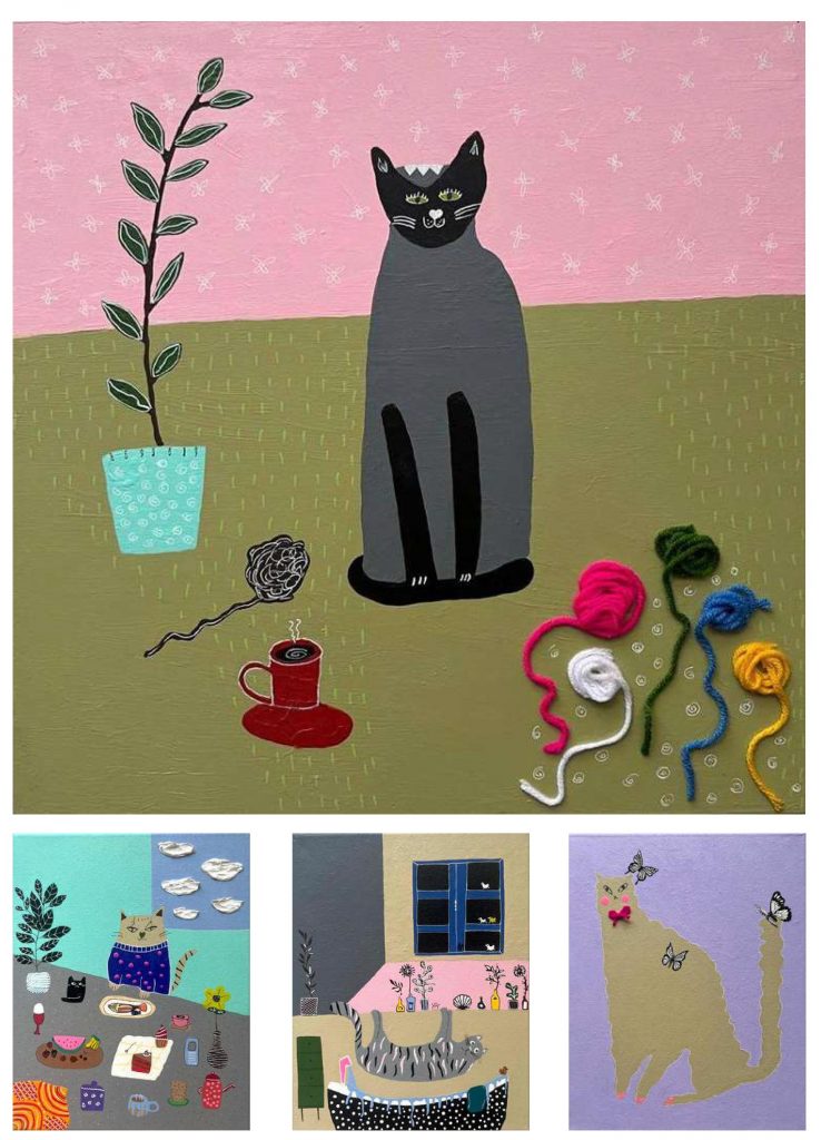 Celebrate International Cat Day with ‘CAT NATION’ – 60 Feline-Inspired Artworks Supporting Cat Welfare Society - Alvinology