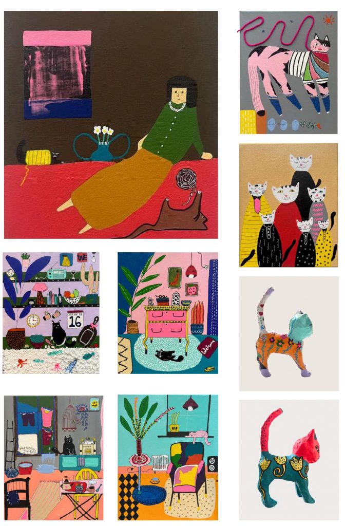 Celebrate International Cat Day with ‘CAT NATION’ – 60 Feline-Inspired Artworks Supporting Cat Welfare Society - Alvinology