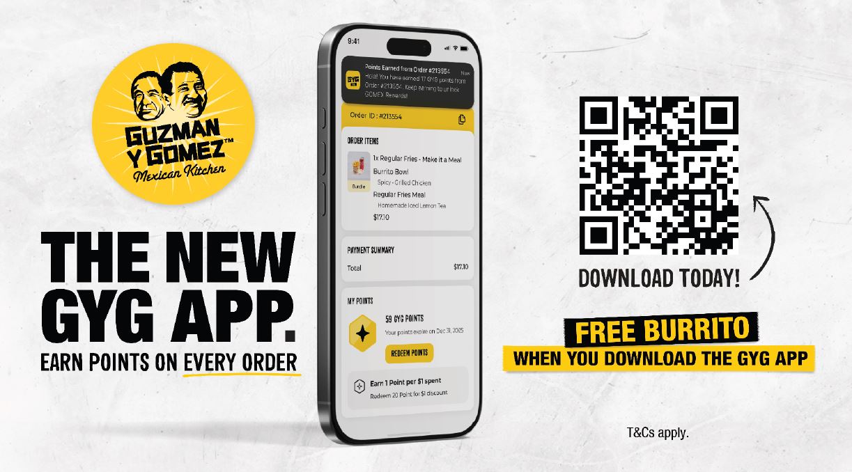 Guzman y Gomez Serves Up Fresh Flavours with New Mobile App Launch - Alvinology