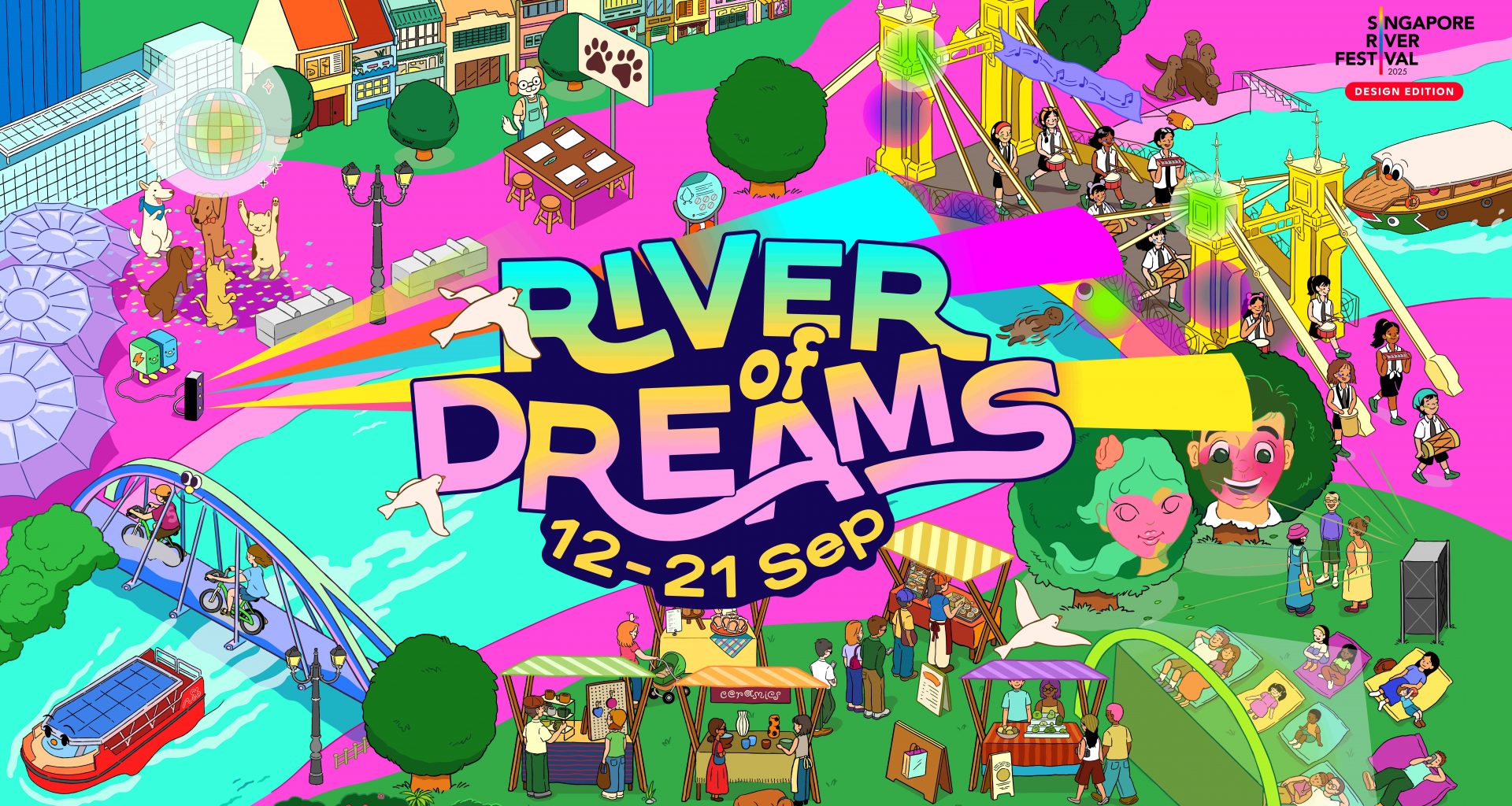 Singapore River Festival 2025 Debuts Its First-Ever Design Edition with Dazzling Light Shows, Pet Cruises & Culinary Adventures - Alvinology