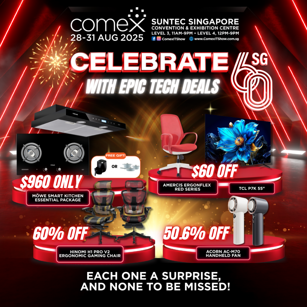 COMEX 2025 Marks SG60 with Next-Gen Tech, Exclusive Deals, and a Look Back at Singapore’s Digital Journey - Alvinology