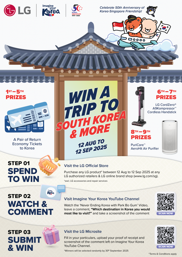 Park Bo-gum Fronts “Never Ending Korea” Campaign, Bringing Korea’s Hidden Gems to Singapore - Alvinology