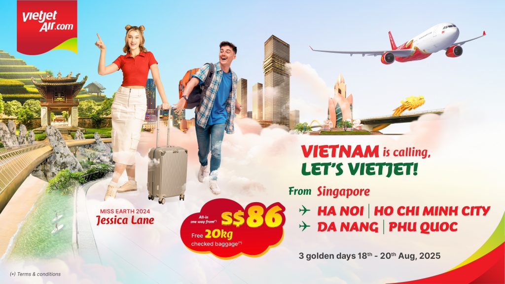 Vietjet Celebrates Vietnam National Day with Fares from Just SGD86 - Alvinology
