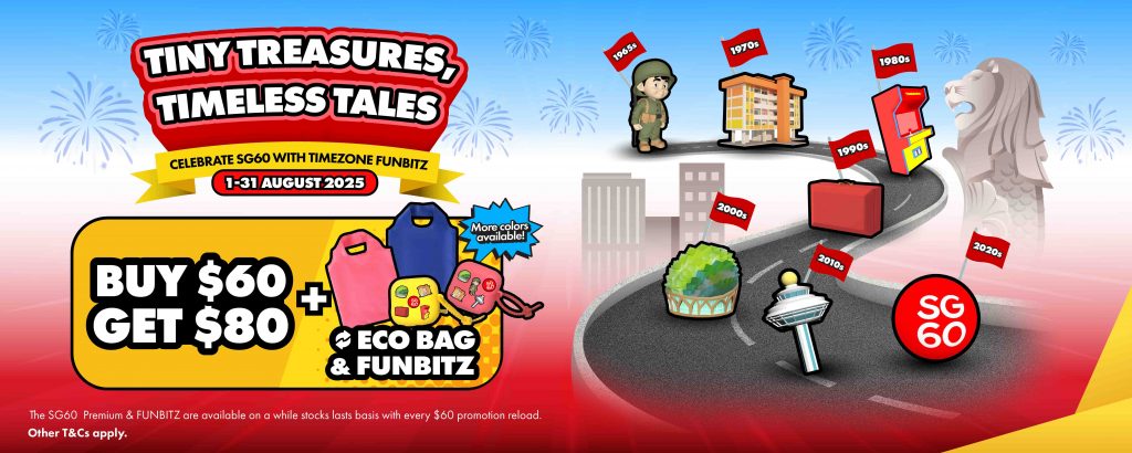 Celebrate SG60 with Timezone’s Exclusive FUNBITZ Collectibles and Rewards This August - Alvinology